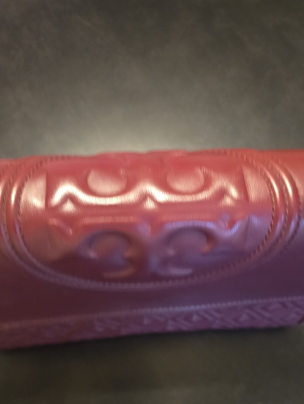 Tory Burch Quilted Leather Shoulder Bag in Deep Burgundy - Picture 5 of 15